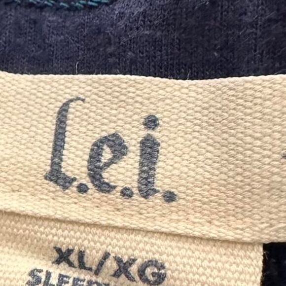 LEI Vintage Sleepwear Super Cute Y2K Comfy Pj Set Women Size XL - Picture 5 of 5